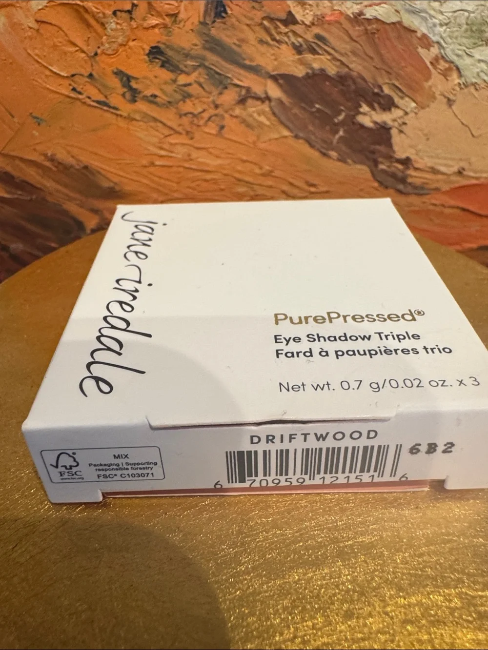jane iredale PurePressed Eye Shadow Triple - Driftwood Trio NIB